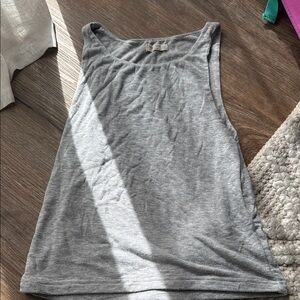 Gray Sleeveless Women's Top